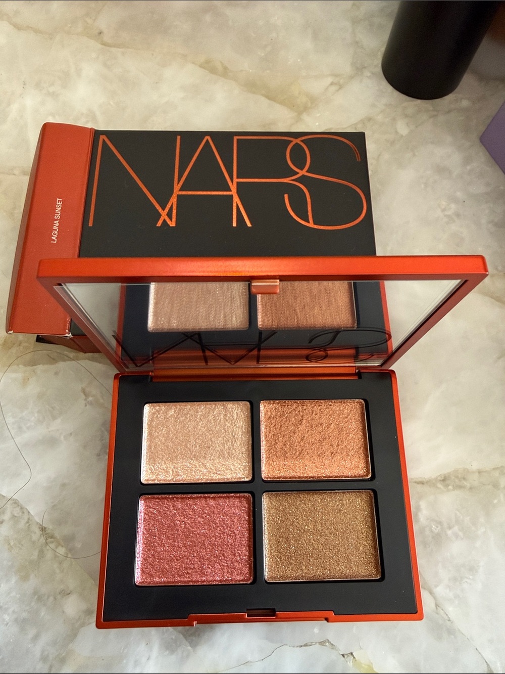 NARS Four-Shade Metallic Eyeshadow Palette - Champagne, Copper, Rose, Bronze